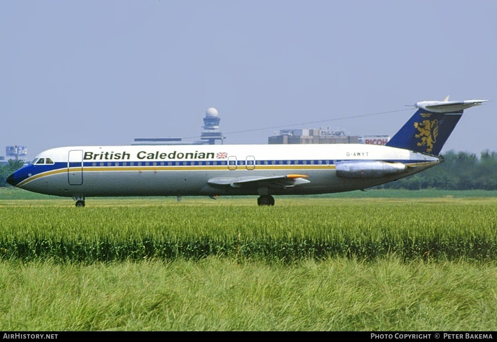 Aircraft Photo of G-AWYT | BAC 111-501EX One-Eleven | British Caledonian Airways | AirHistory.net #698427