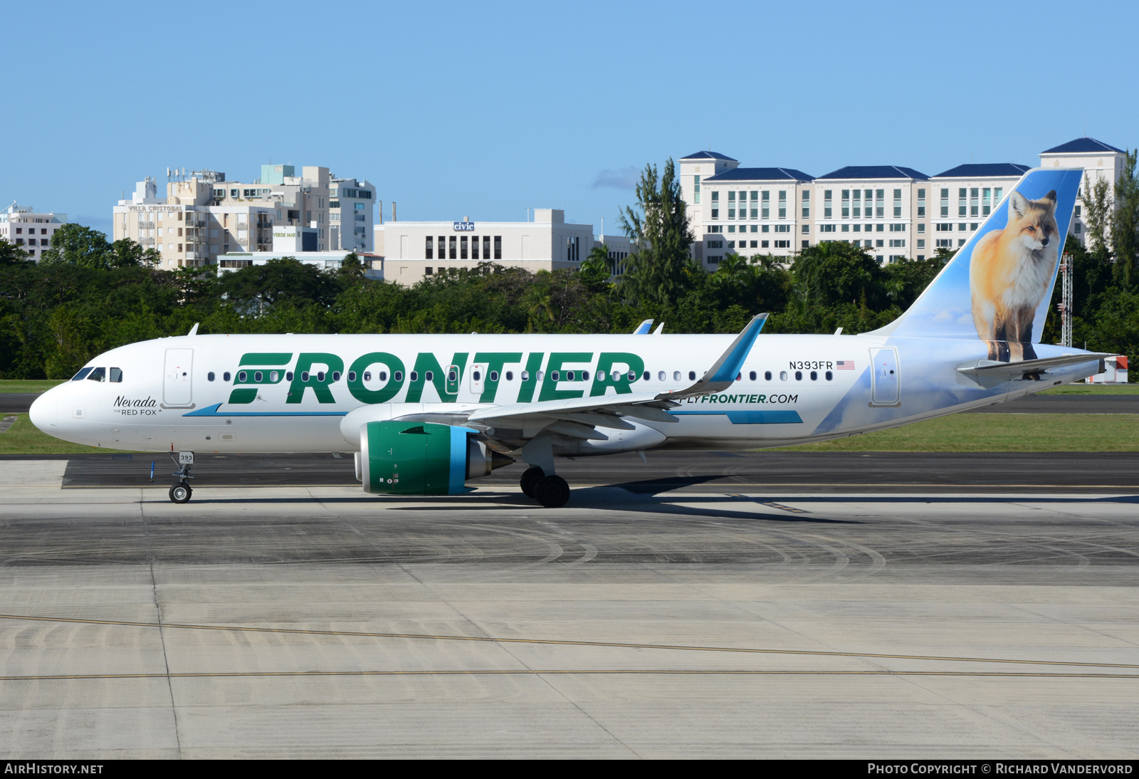Aircraft Photo of N393FR | Airbus A320-251N | Frontier Airlines | AirHistory.net #698457