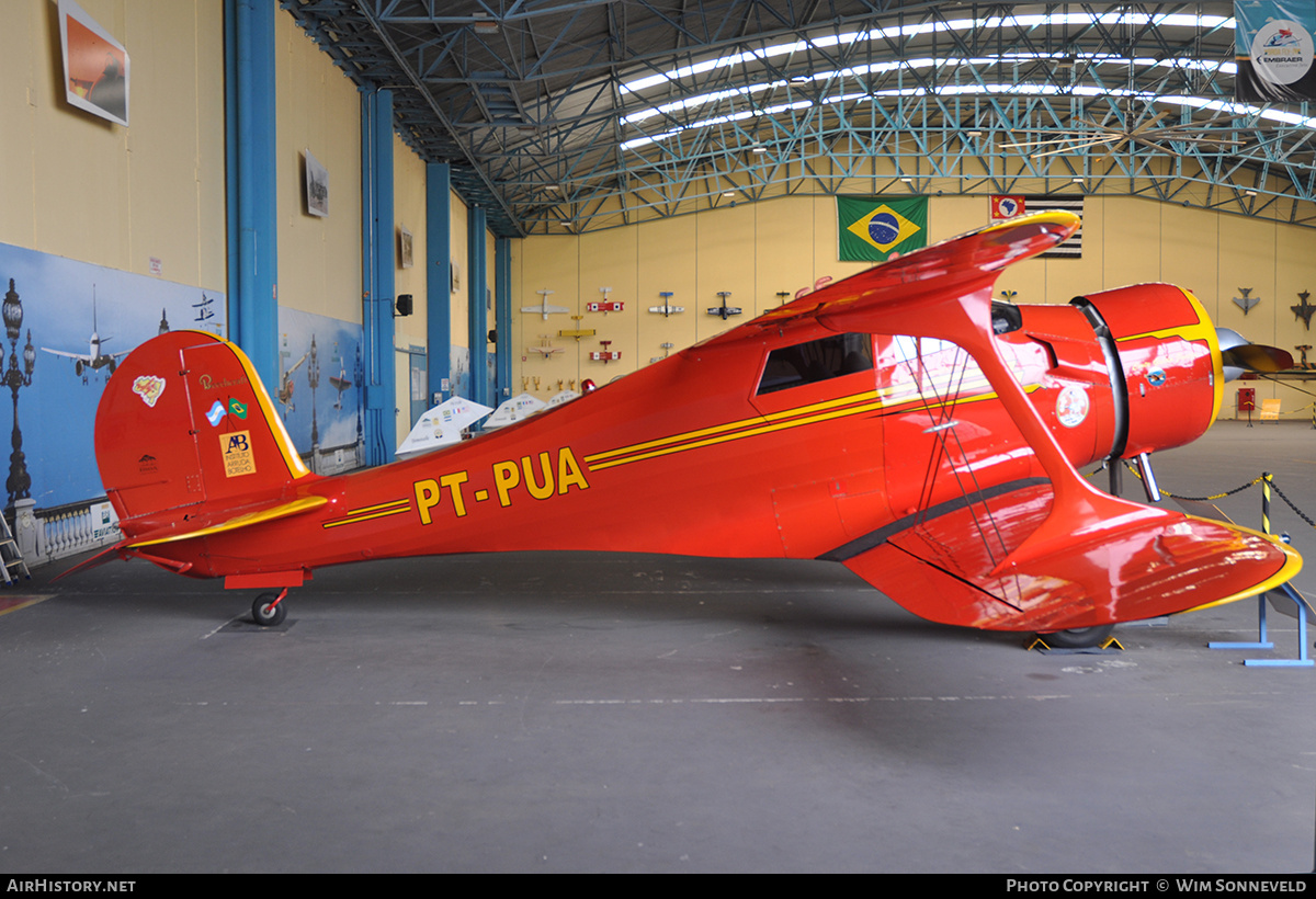 Aircraft Photo of PT-PUA | Beech D17S | AirHistory.net #698463