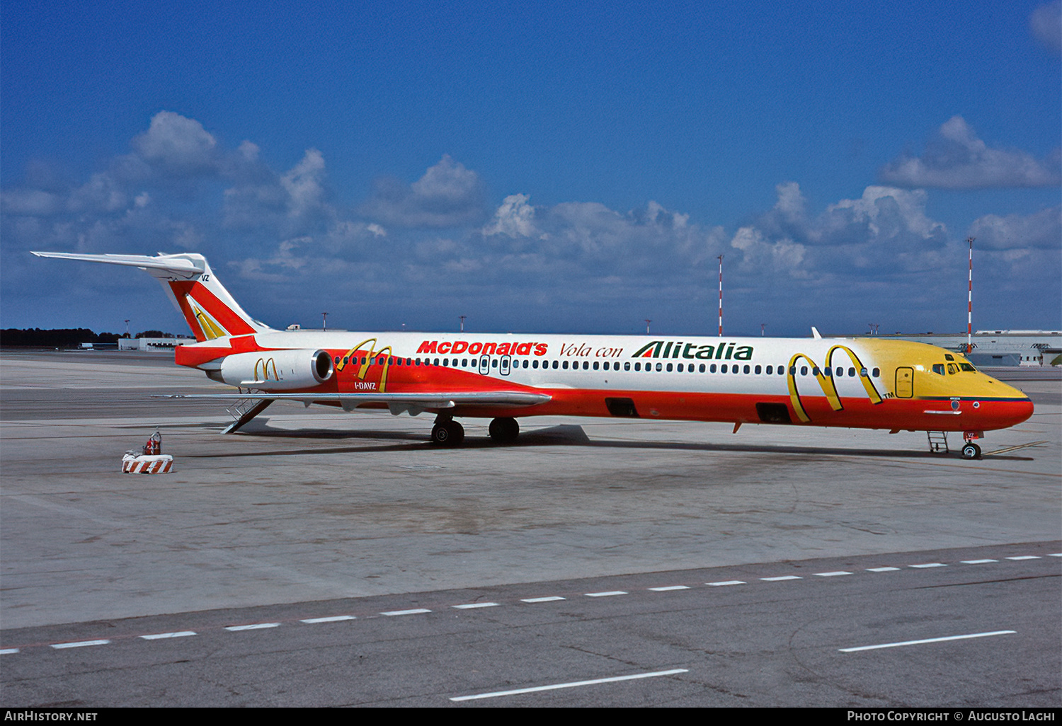 Aircraft Photo of I-DAVZ | McDonnell Douglas MD-82 (DC-9-82) | Alitalia | AirHistory.net #698476