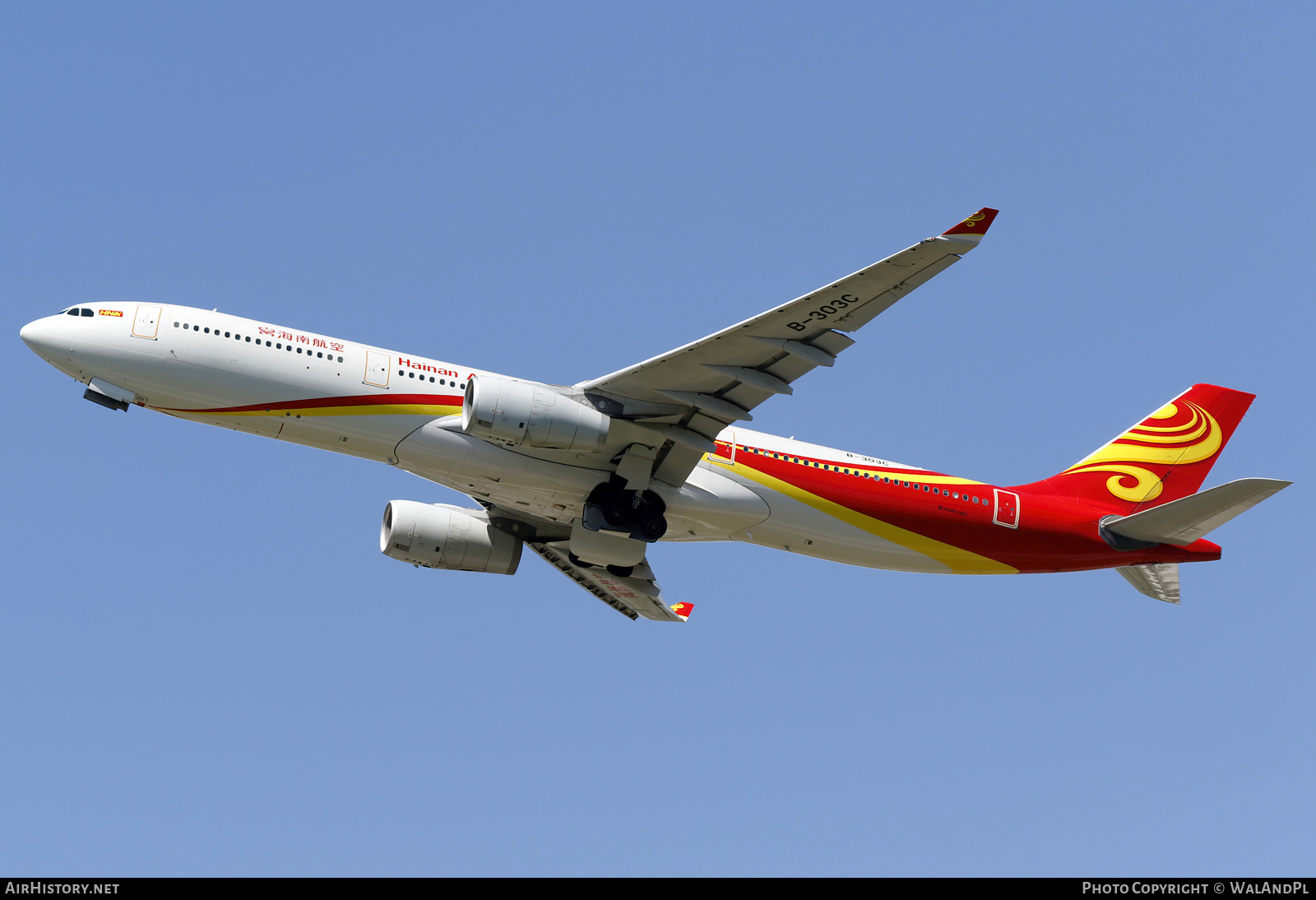 Aircraft Photo of B-303C | Airbus A330-343E | Hainan Airlines | AirHistory.net #698507