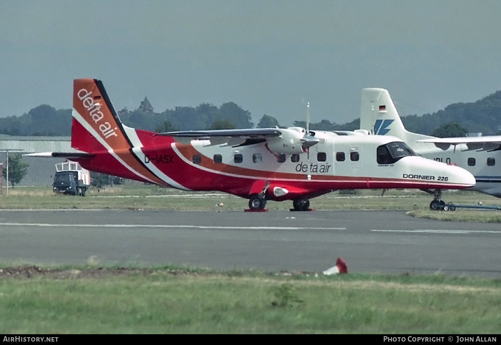 Aircraft Photo of D-IASX | Dornier 228-200 | Delta Air | AirHistory.net #698537