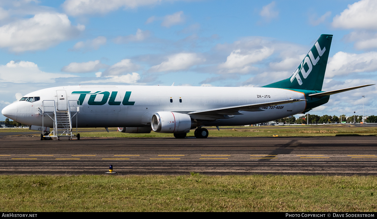 Aircraft Photo of ZK-JTQ | Boeing 737-476(SF) | Toll Priority | AirHistory.net #698548