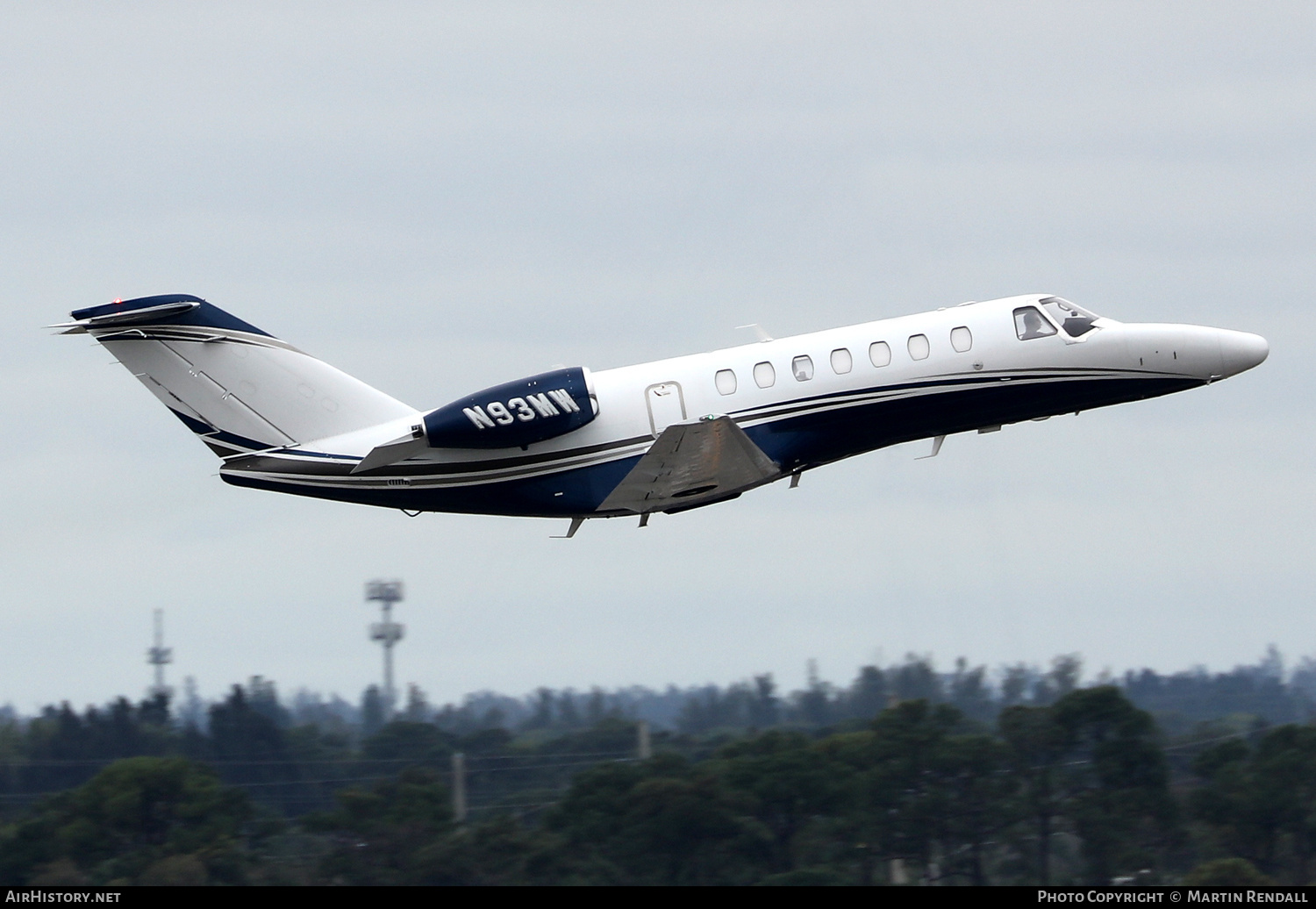 Aircraft Photo of N93MW | Cessna 525B CitationJet CJ3+ | AirHistory.net #698621