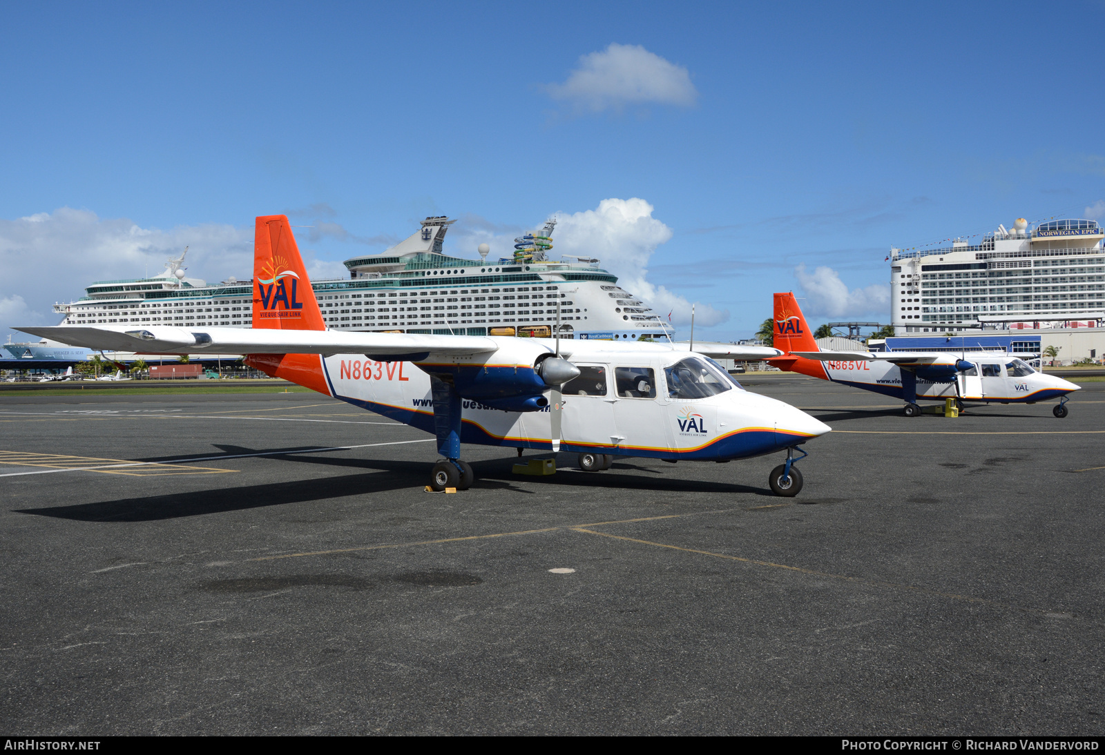 Aircraft Photo of N863VL | Britten-Norman BN-2A-26 Islander | Vieques Air Link - VAL | AirHistory.net #698624