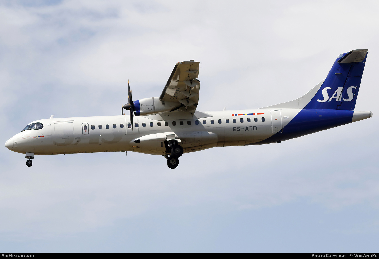 Aircraft Photo of ES-ATD | ATR ATR-72-600 (ATR-72-212A) | Scandinavian Airlines - SAS | AirHistory.net #698697