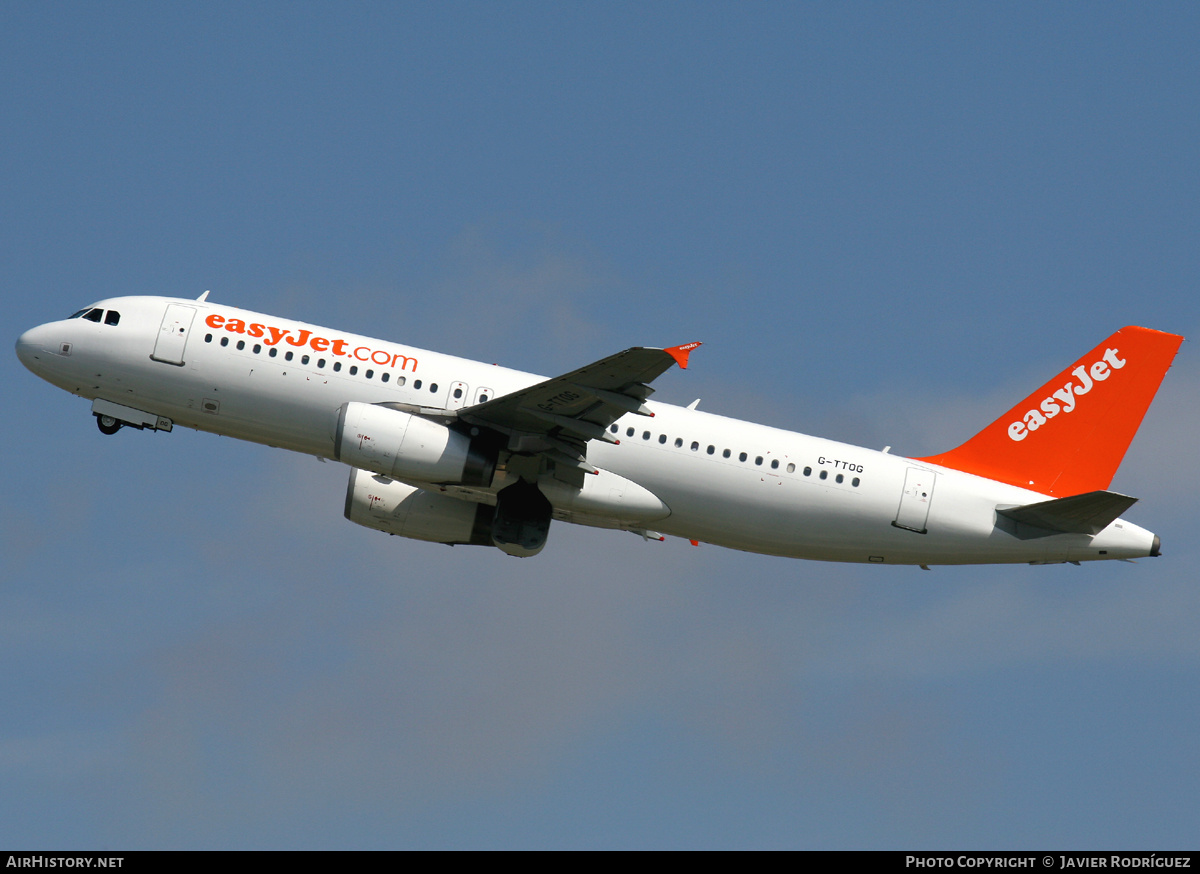 Aircraft Photo of G-TTOG | Airbus A320-232 | EasyJet | AirHistory.net #698709