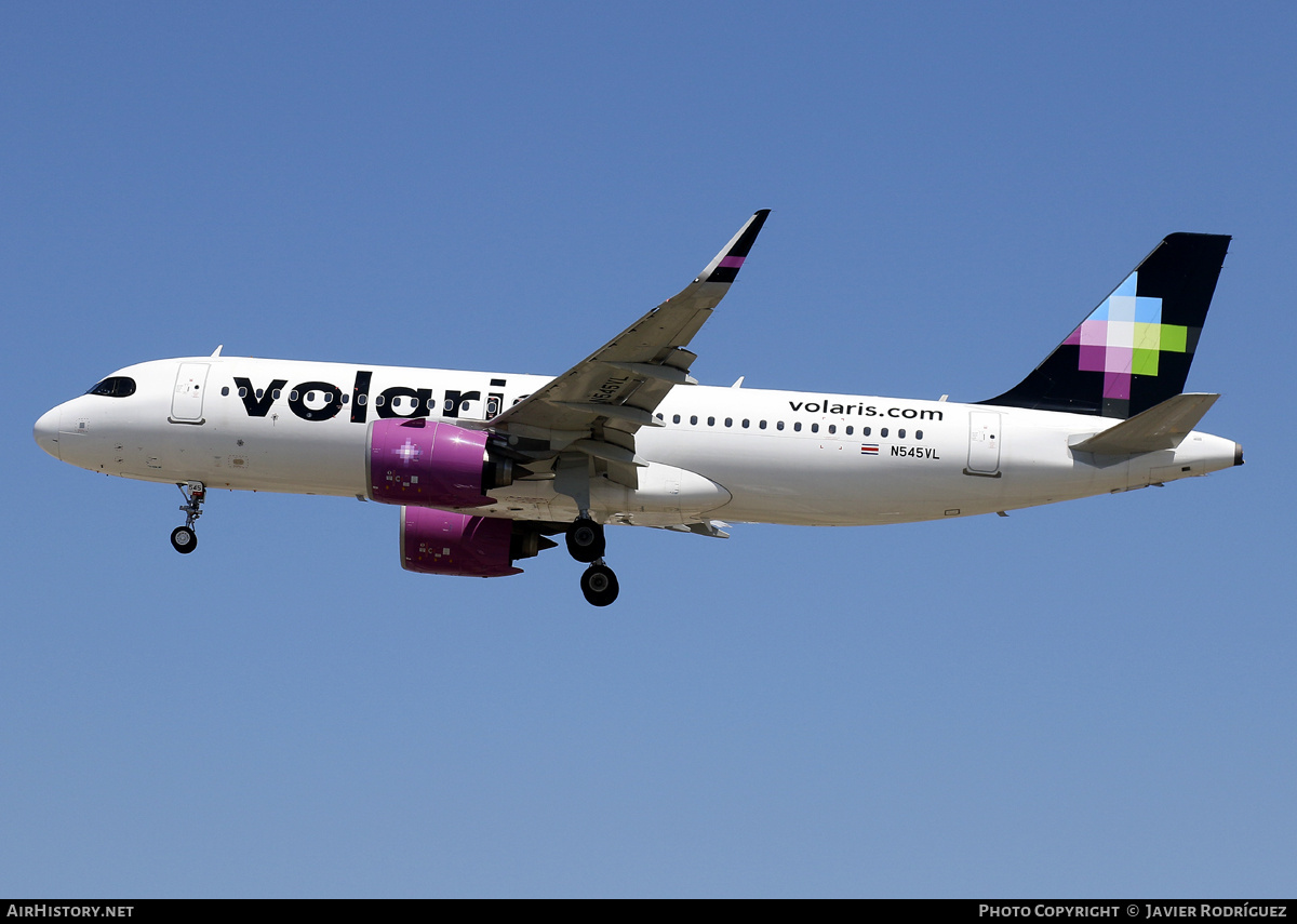 Aircraft Photo of N545VL | Airbus A320-271N | Volaris | AirHistory.net #698744