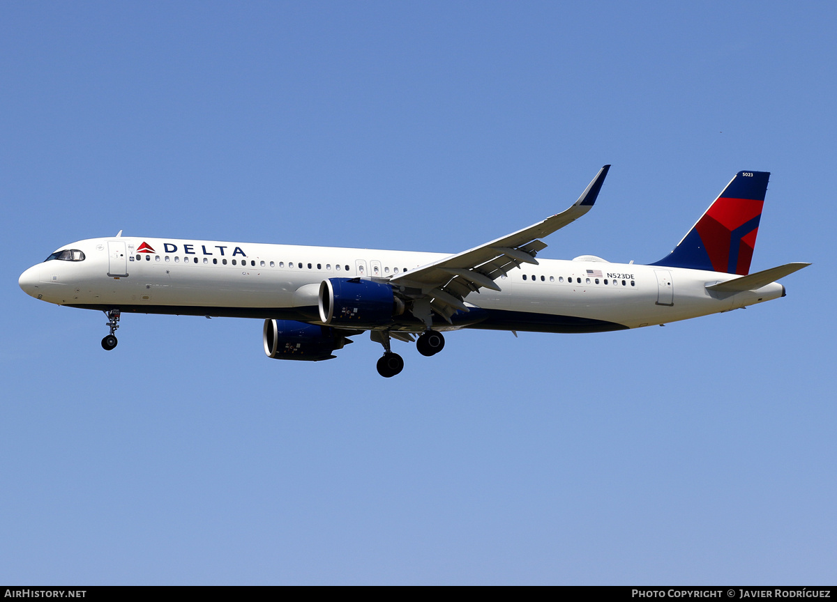 Aircraft Photo of N523DE | Airbus A321-271NX | Delta Air Lines | AirHistory.net #698747