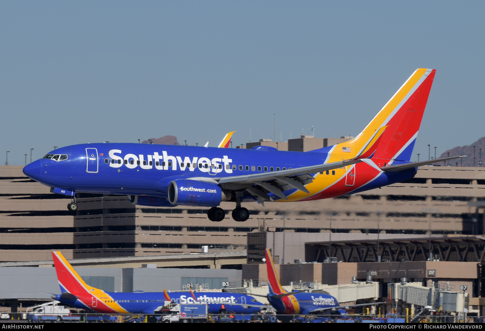 Aircraft Photo of N919WN | Boeing 737-7H4 | Southwest Airlines | AirHistory.net #698748