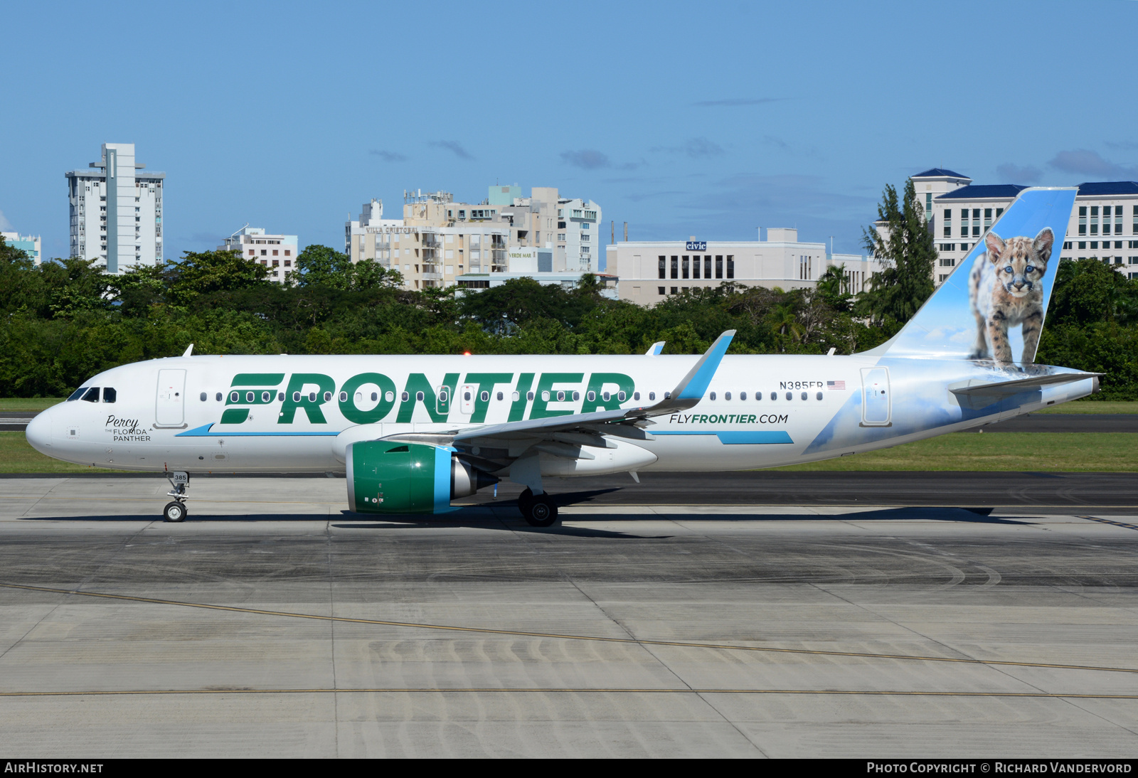 Aircraft Photo of N385FR | Airbus A320-251N | Frontier Airlines | AirHistory.net #698757