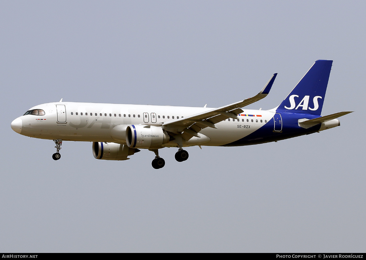 Aircraft Photo of SE-RZX | Airbus A320-251N | Scandinavian Airlines - SAS | AirHistory.net #698790