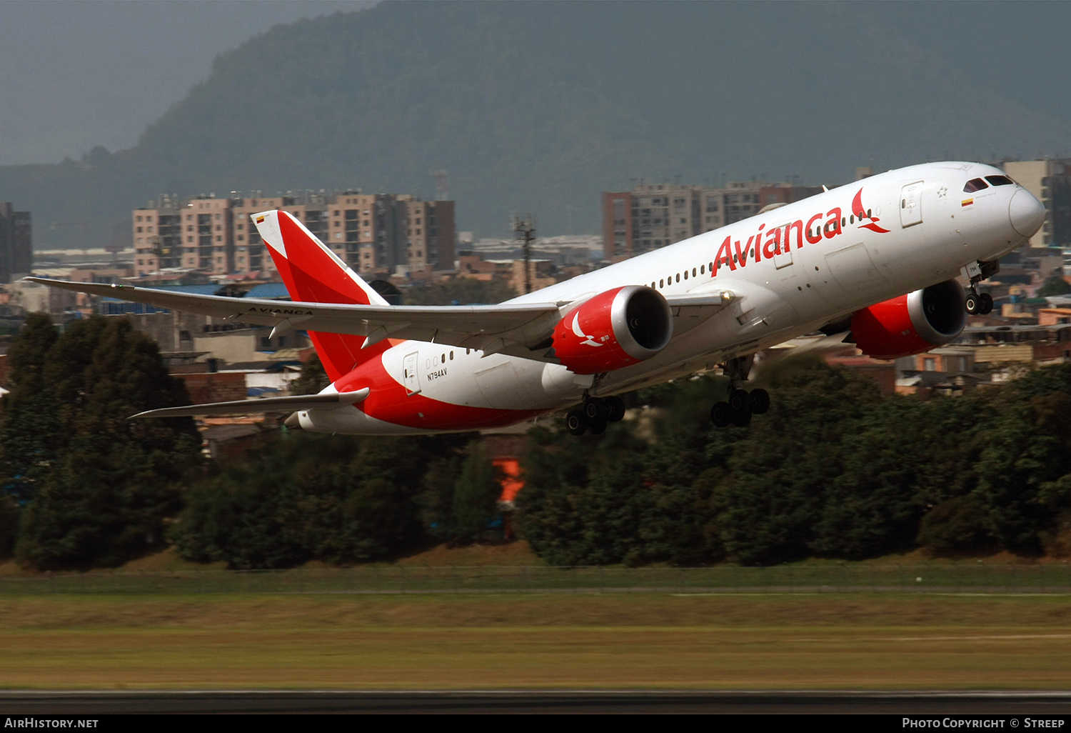 Aircraft Photo of N794AV | Boeing 787-8 Dreamliner | Avianca | AirHistory.net #698801