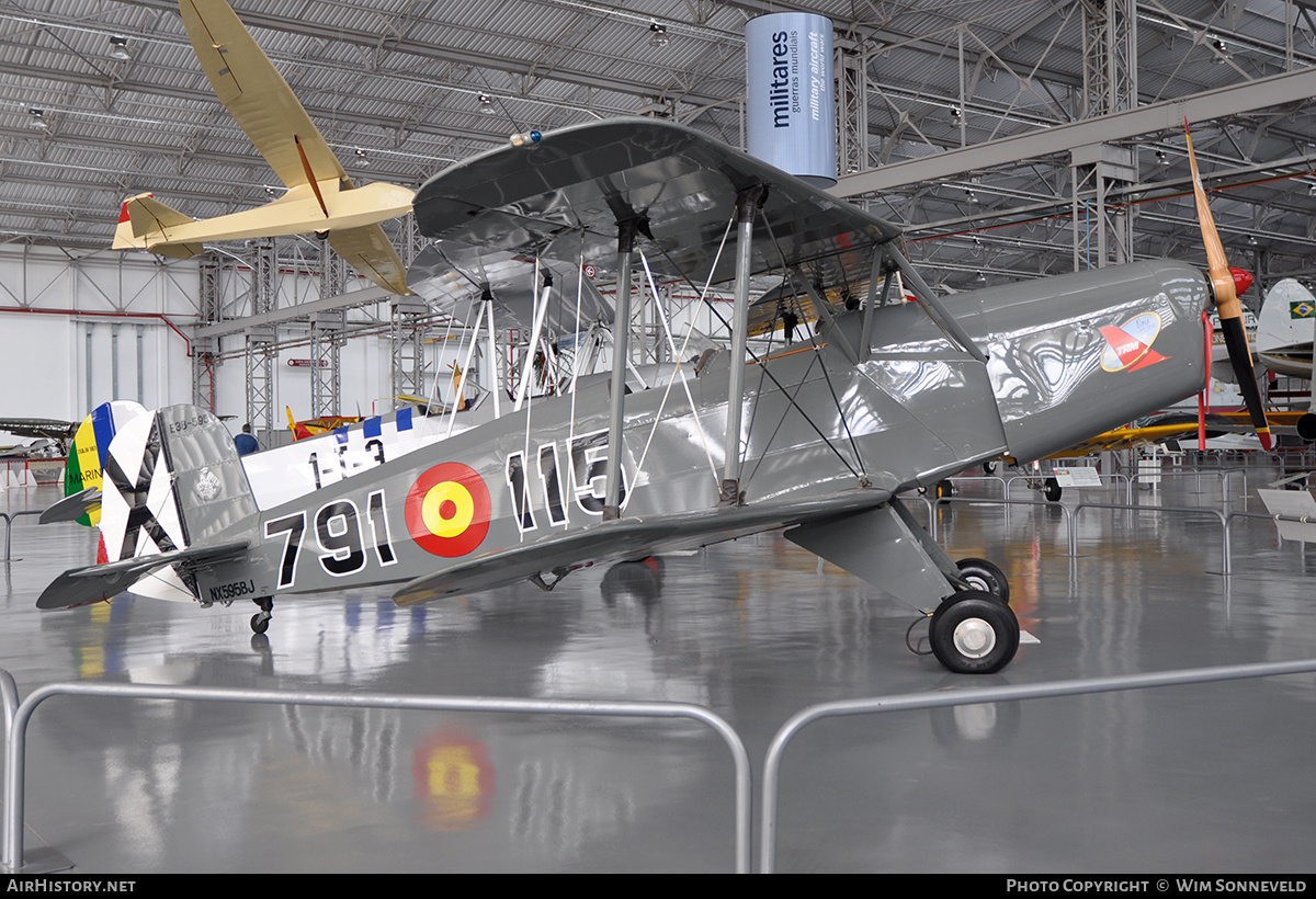Aircraft Photo of NX595BJ / E.3B-595 | CASA 1.131E Jungmann | Spain - Air Force | AirHistory.net #698804