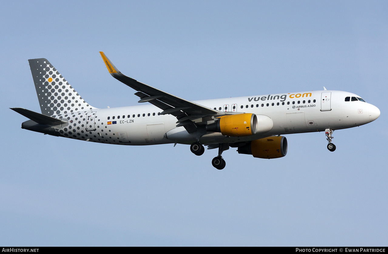 Aircraft Photo of EC-LZN | Airbus A320-214 | Vueling Airlines | AirHistory.net #698870