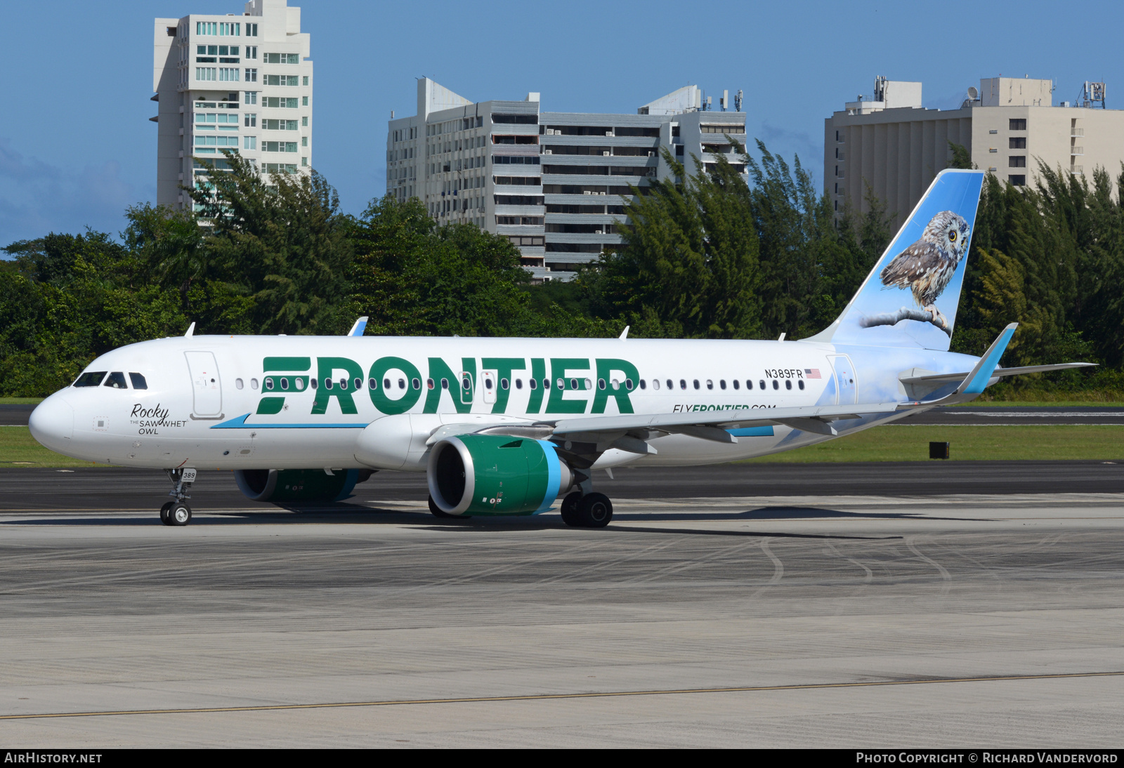 Aircraft Photo of N389FR | Airbus A320-251N | Frontier Airlines | AirHistory.net #698876