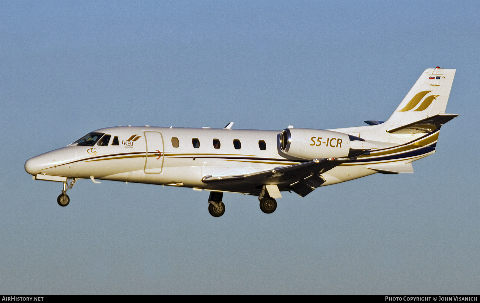 Aircraft Photo of S5-ICR | Cessna 560XL Citation Excel | Ikar Aviation | AirHistory.net #698883