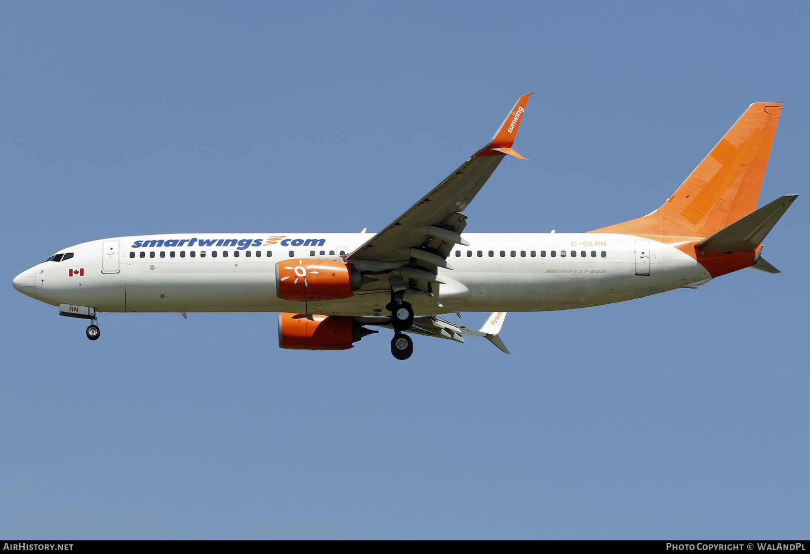 Aircraft Photo of C-GLRN | Boeing 737-800 | Smartwings | AirHistory.net #698906