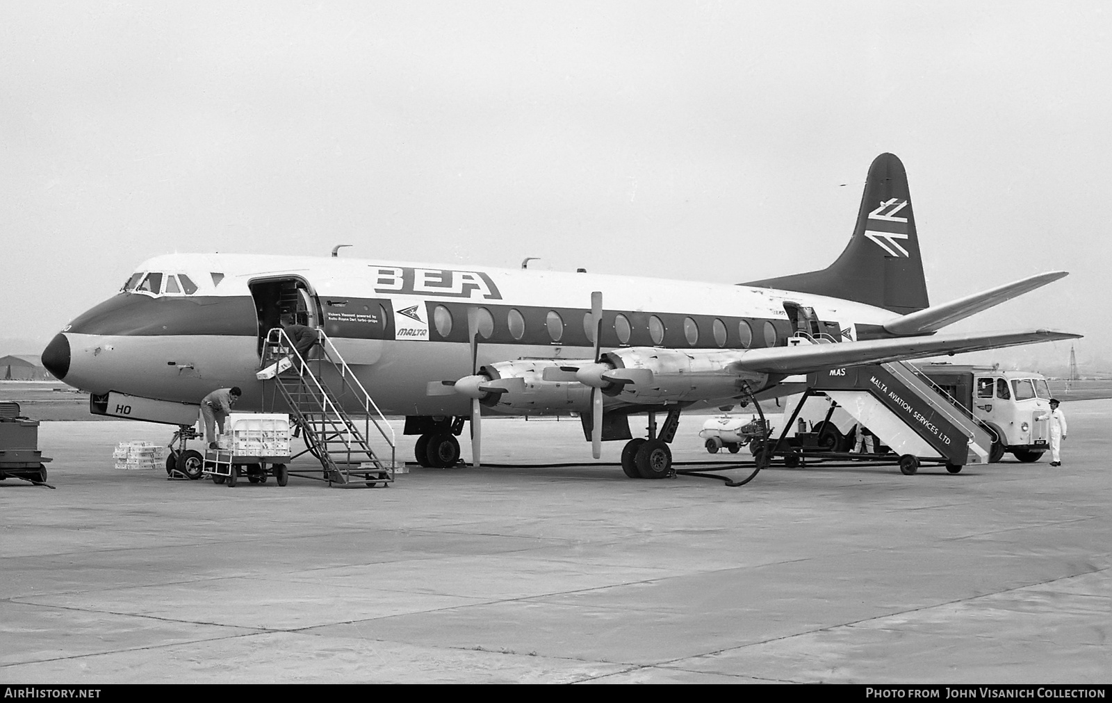 Aircraft Photo of G-AOHO | Vickers 802 Viscount | BEA - British European Airways | AirHistory.net #698915
