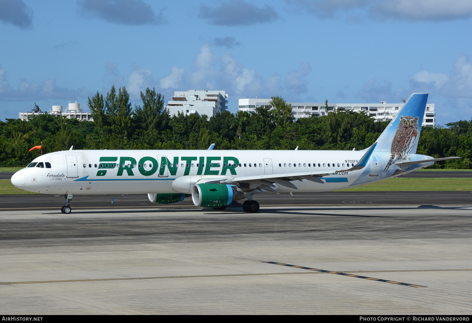 Aircraft Photo of N705FR | Airbus A321-211 | Frontier Airlines | AirHistory.net #698920