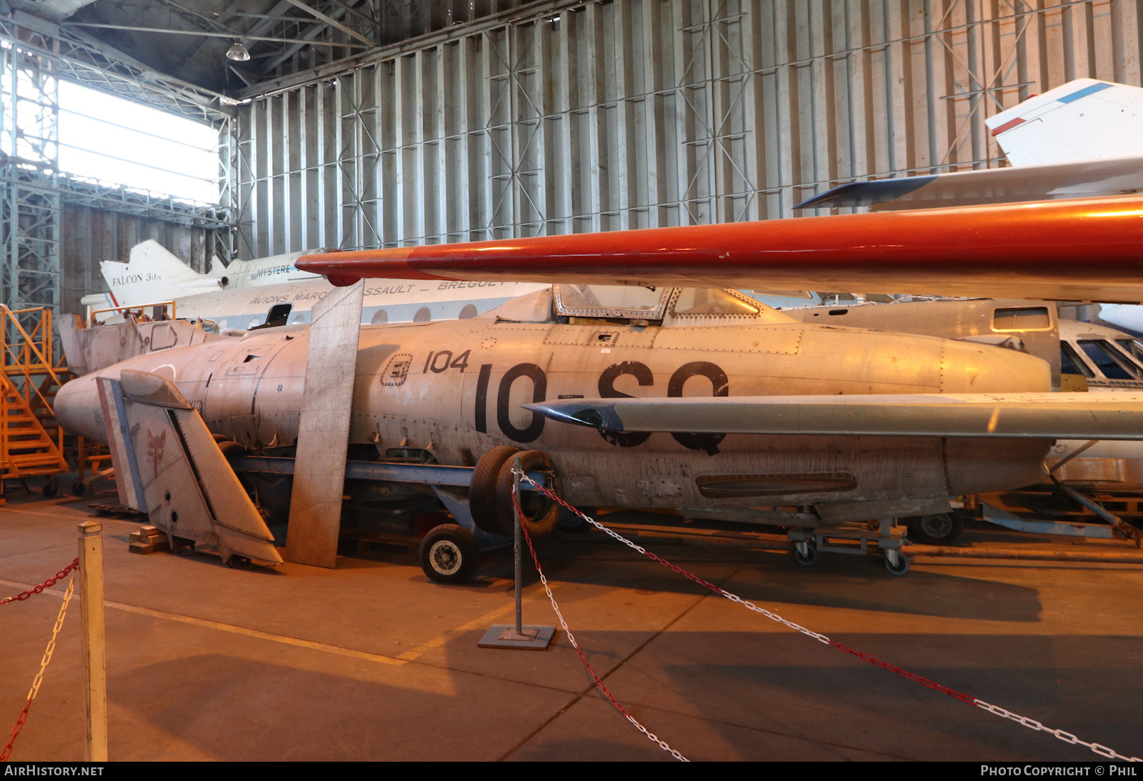 Aircraft Photo of 104 | Dassault MD-452 Mystere IIC | France - Air Force | AirHistory.net #698965