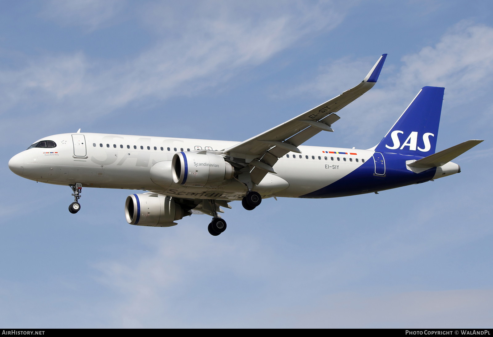 Aircraft Photo of EI-SIY | Airbus A320-251N | Scandinavian Airlines - SAS | AirHistory.net #698976