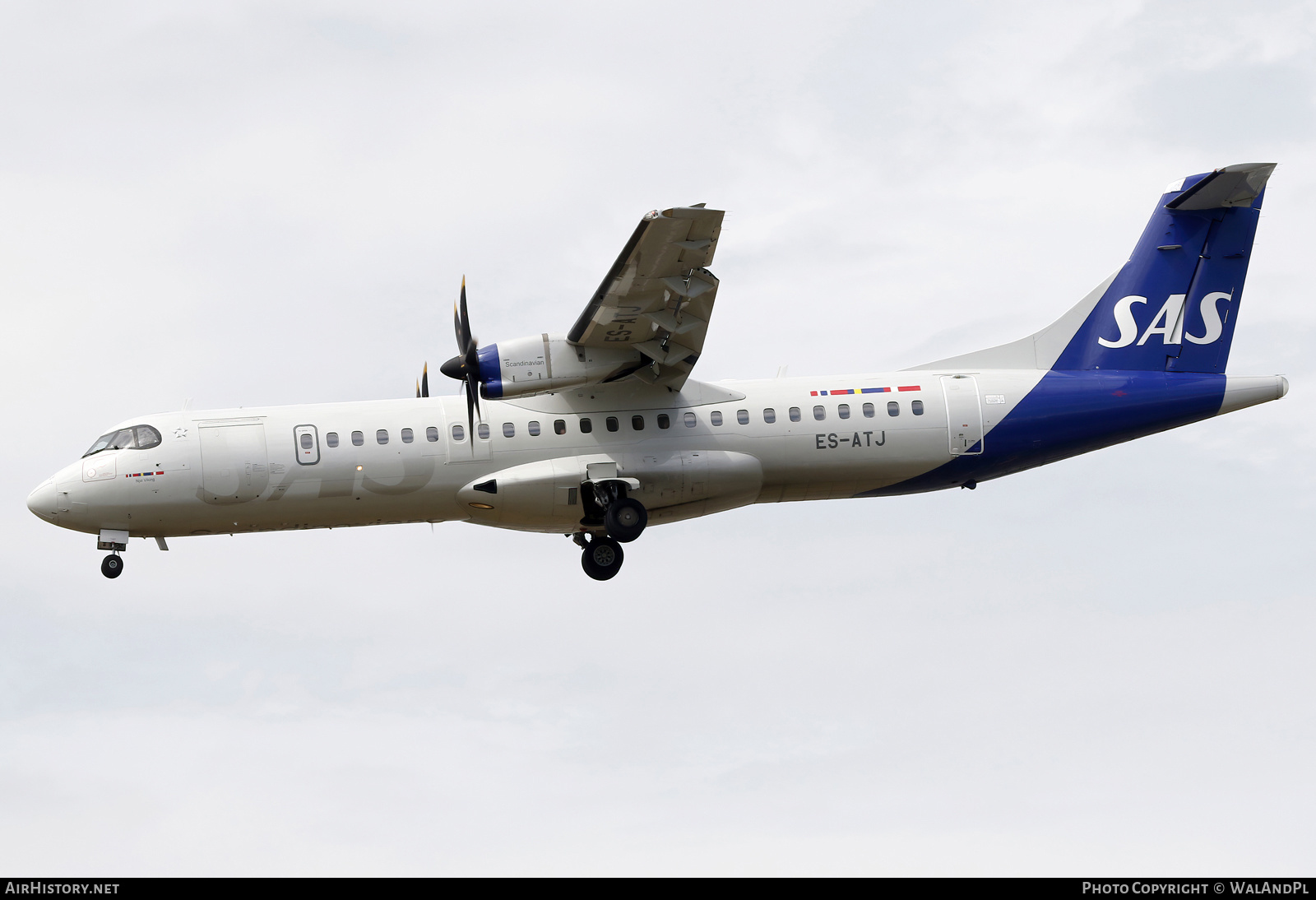 Aircraft Photo of ES-ATJ | ATR ATR-72-600 (ATR-72-212A) | Scandinavian Airlines - SAS | AirHistory.net #698977