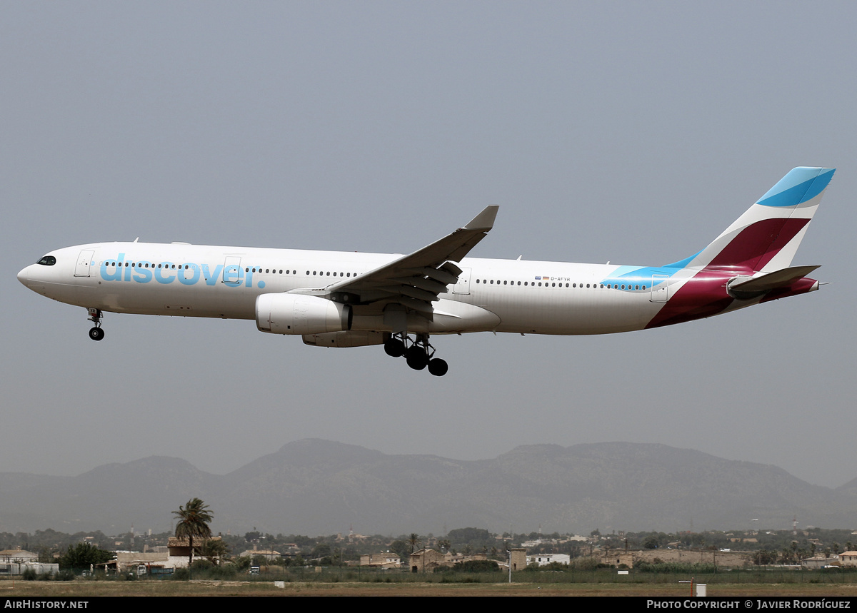 Aircraft Photo of D-AFYR | Airbus A330-343 | Discover Airlines | AirHistory.net #698990