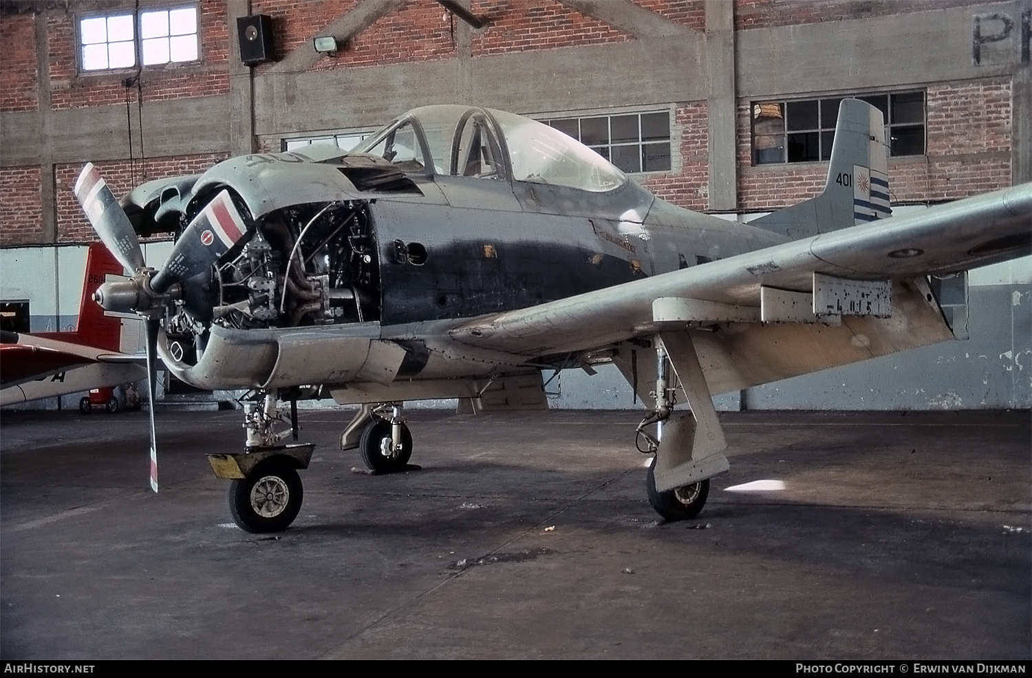 Aircraft Photo of 401 | North American T-28S Fennec | Uruguay - Navy | AirHistory.net #699001