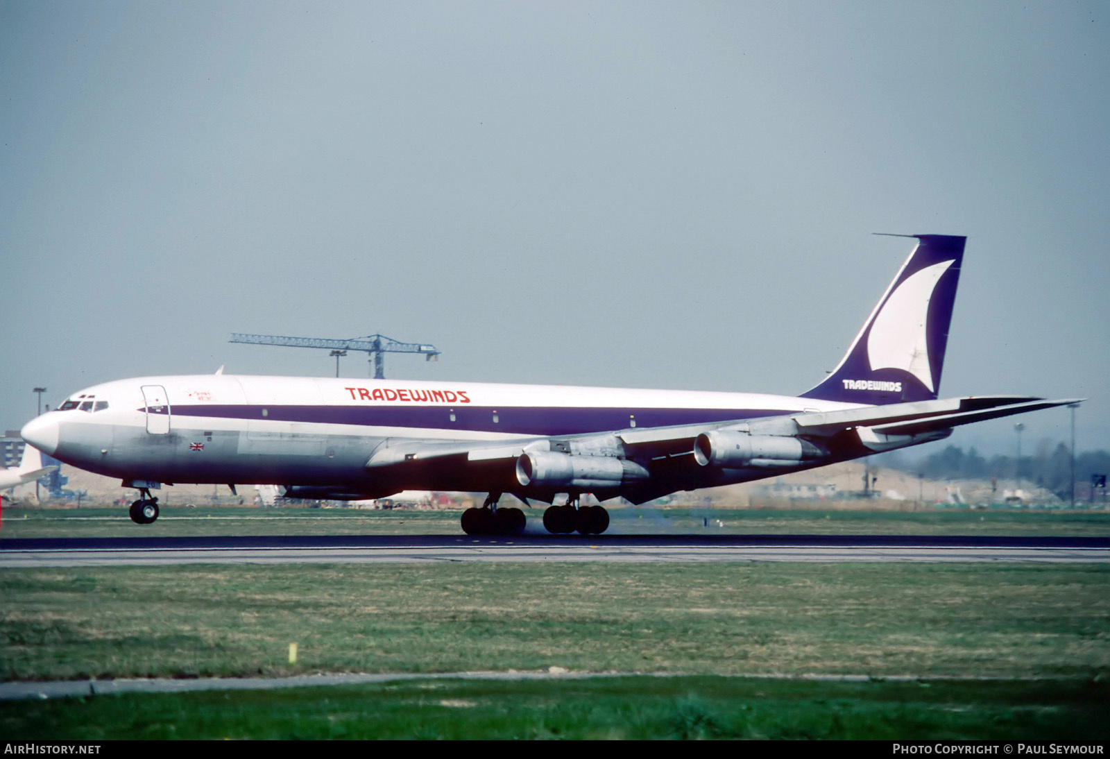 Aircraft Photo of G-BFEO | Boeing 707-323C | Tradewinds Airways | AirHistory.net #699014