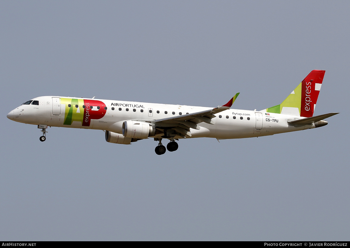 Aircraft Photo of CS-TPU | Embraer 190LR (ERJ-190-100LR) | TAP Air Portugal Express | AirHistory.net #699017