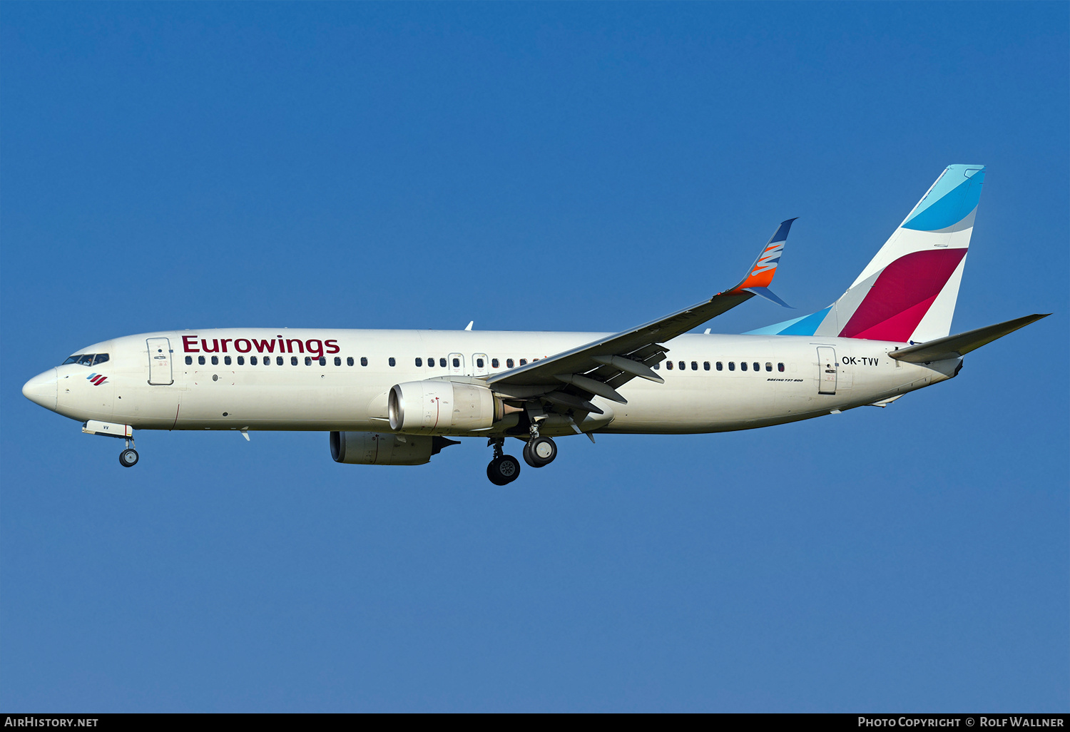 Aircraft Photo of OK-TVV | Boeing 737-86N | Eurowings | AirHistory.net #699018