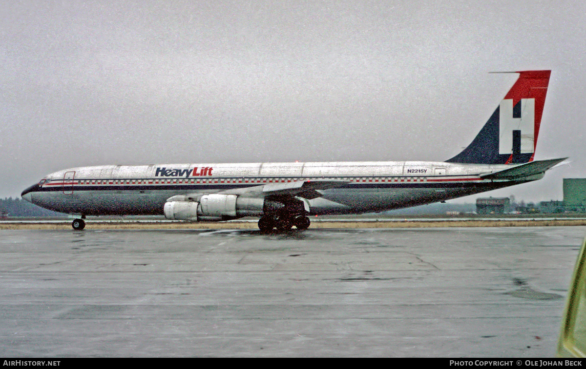 Aircraft Photo of N2215Y | Boeing 707-351C | HeavyLift Cargo Airlines | AirHistory.net #699035