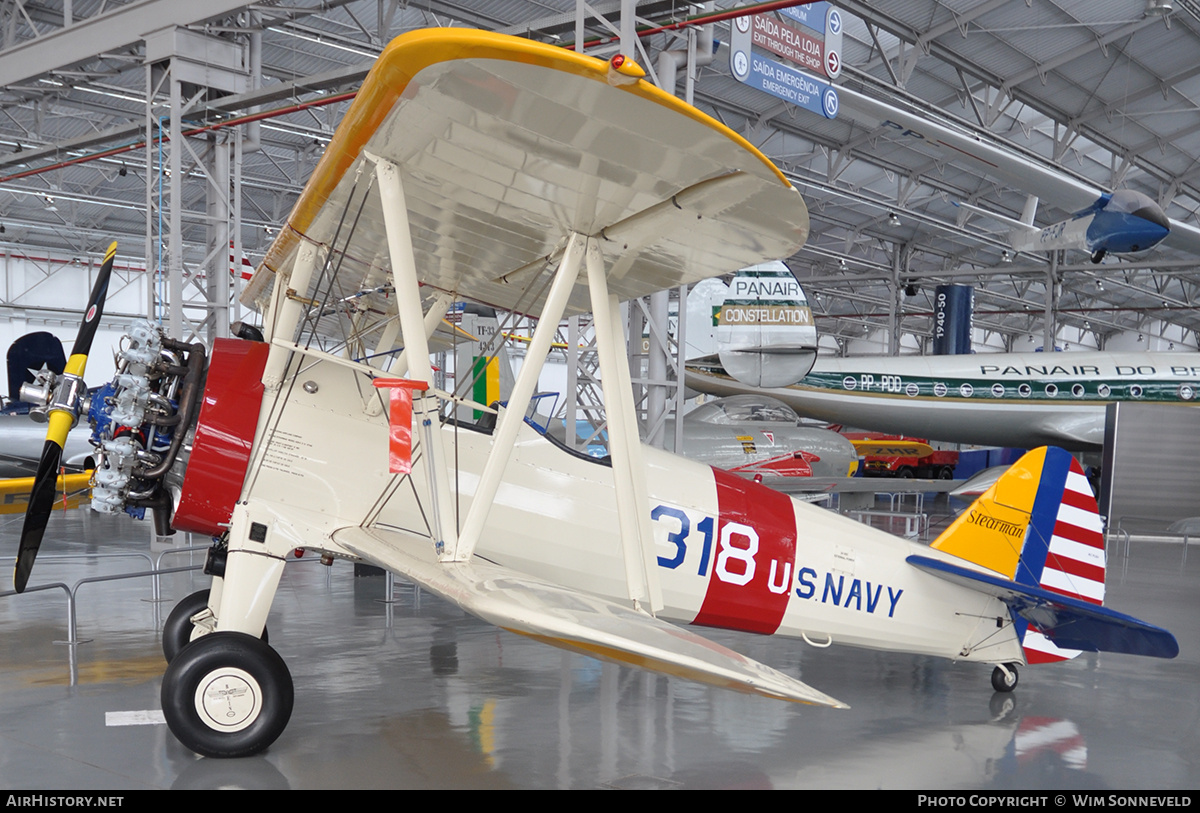Aircraft Photo of LV-FGD / 318 | Boeing N2S-3 Kaydet (B75N1) | USA - Navy | AirHistory.net #699058