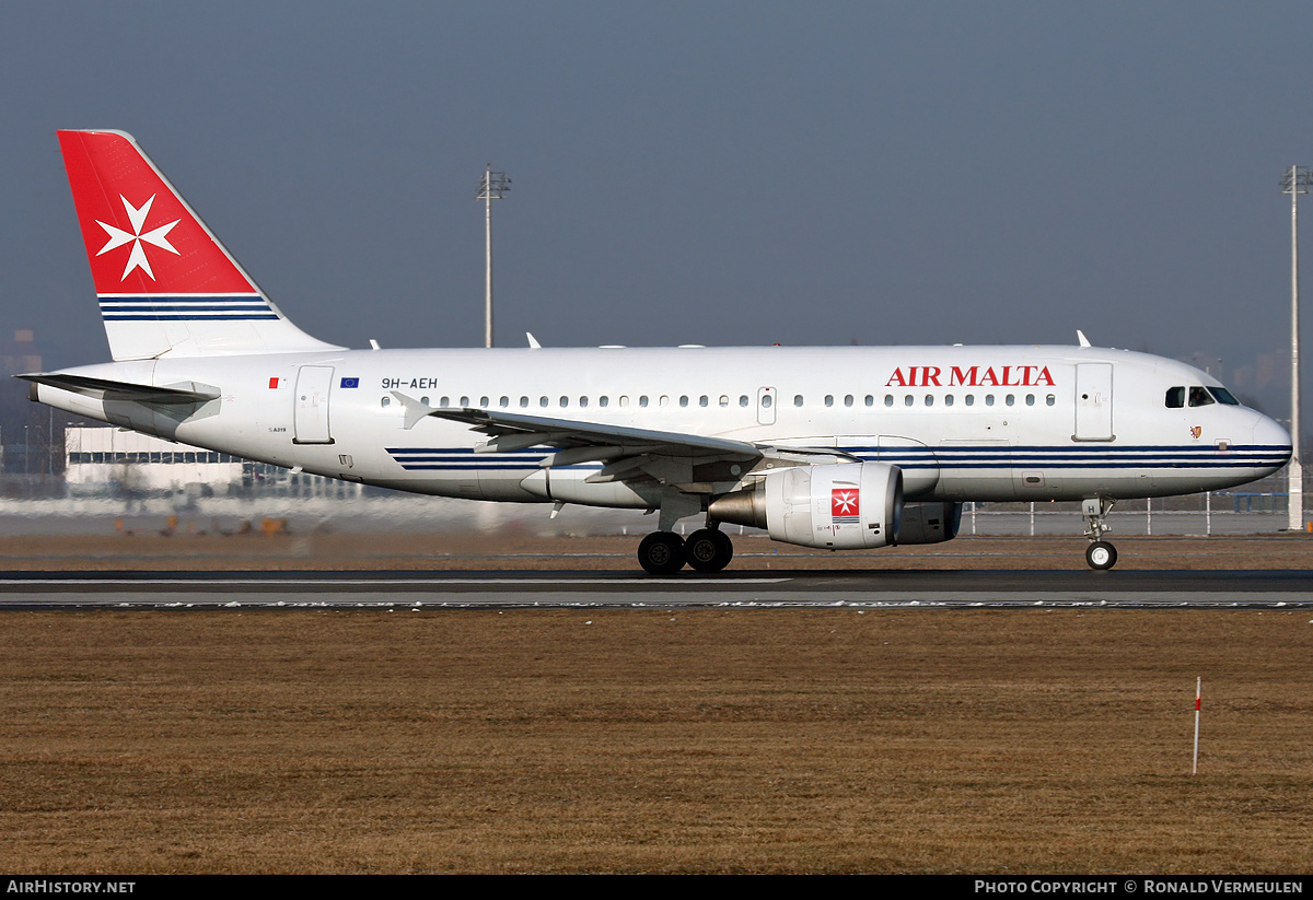 Aircraft Photo of 9H-AEH | Airbus A319-111 | Air Malta | AirHistory.net #699071