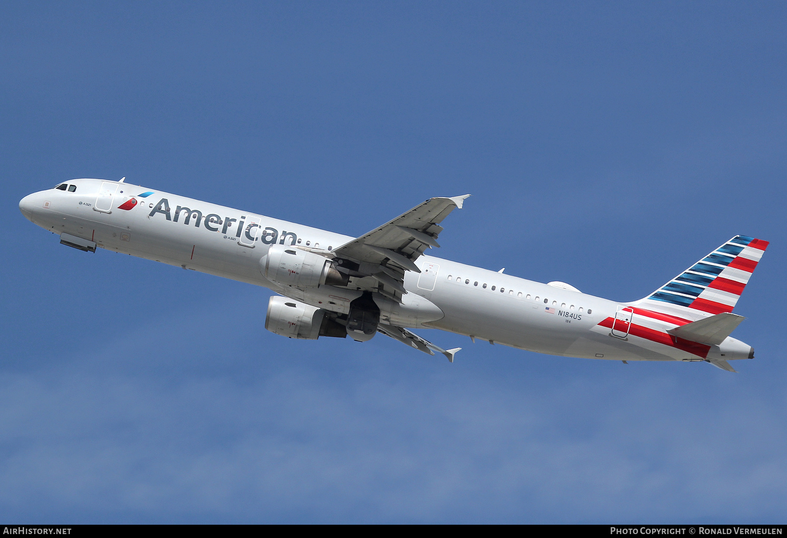 Aircraft Photo of N184US | Airbus A321-211 | American Airlines | AirHistory.net #699077