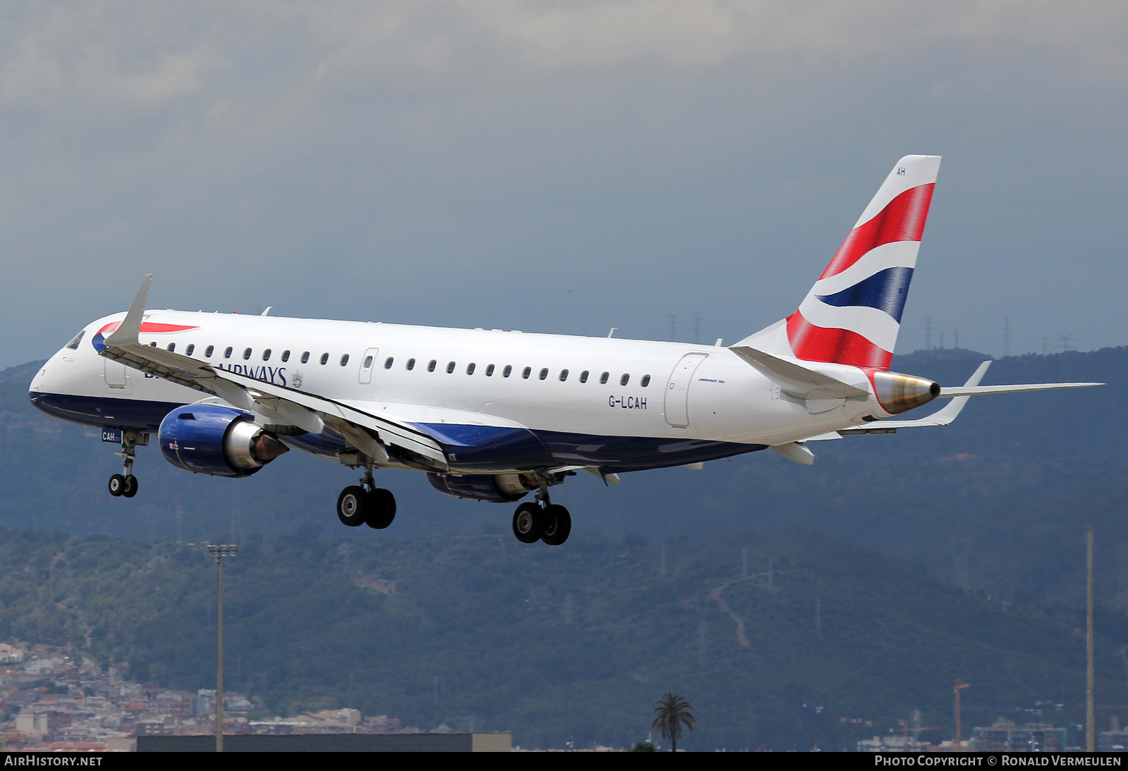 Aircraft Photo of G-LCAH | Embraer 190SR (ERJ-190-100SR) | British Airways | AirHistory.net #699081