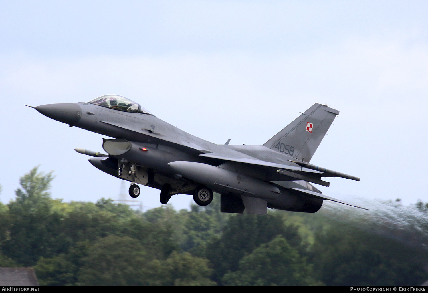 Aircraft Photo of 4058 | General Dynamics F-16C Fighting Falcon | Poland - Air Force | AirHistory.net #699094