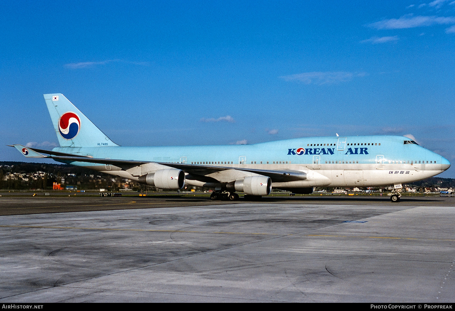 Aircraft Photo of HL7485 | Boeing 747-4B5 | Korean Air | AirHistory.net #699320