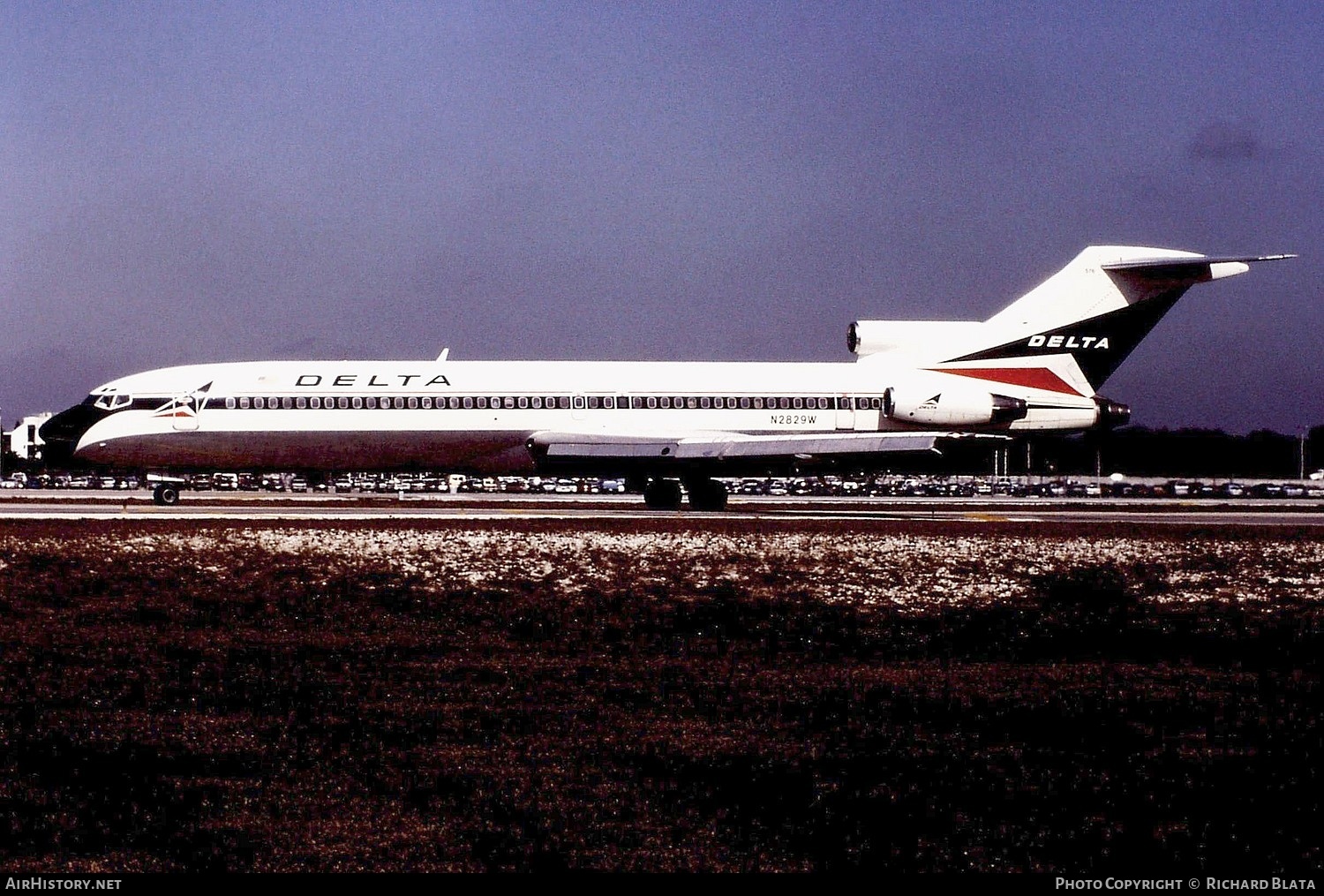 Aircraft Photo of N2829W | Boeing 727-247/Adv | Delta Air Lines | AirHistory.net #699325