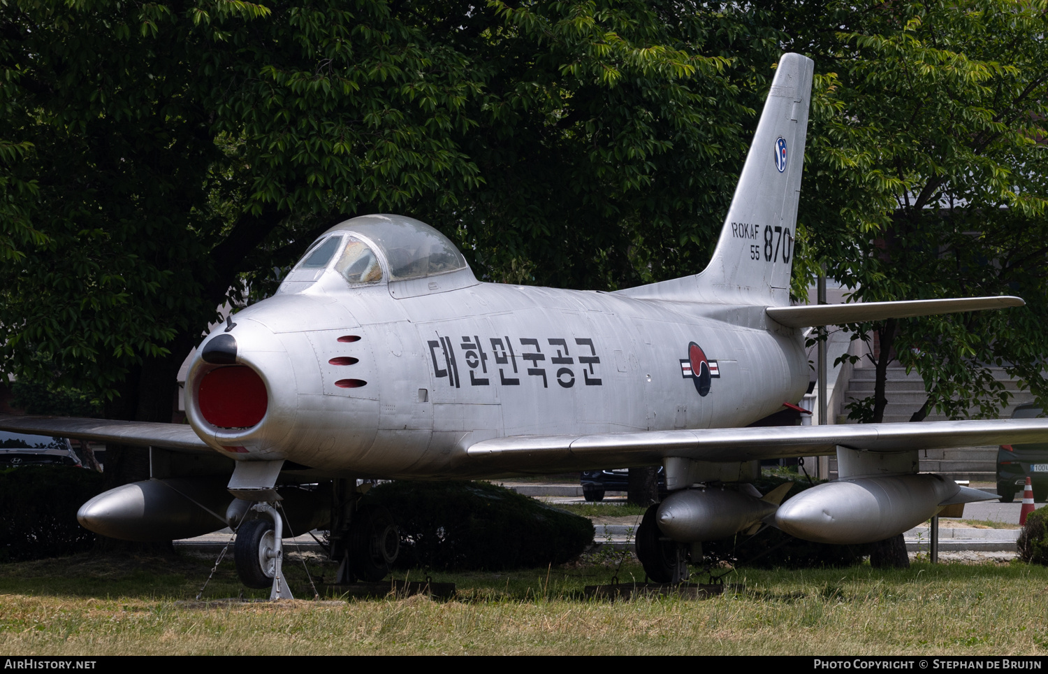 Aircraft Photo of 50-870 / 55-870 | North American F-86F Sabre | South Korea - Air Force | AirHistory.net #699404