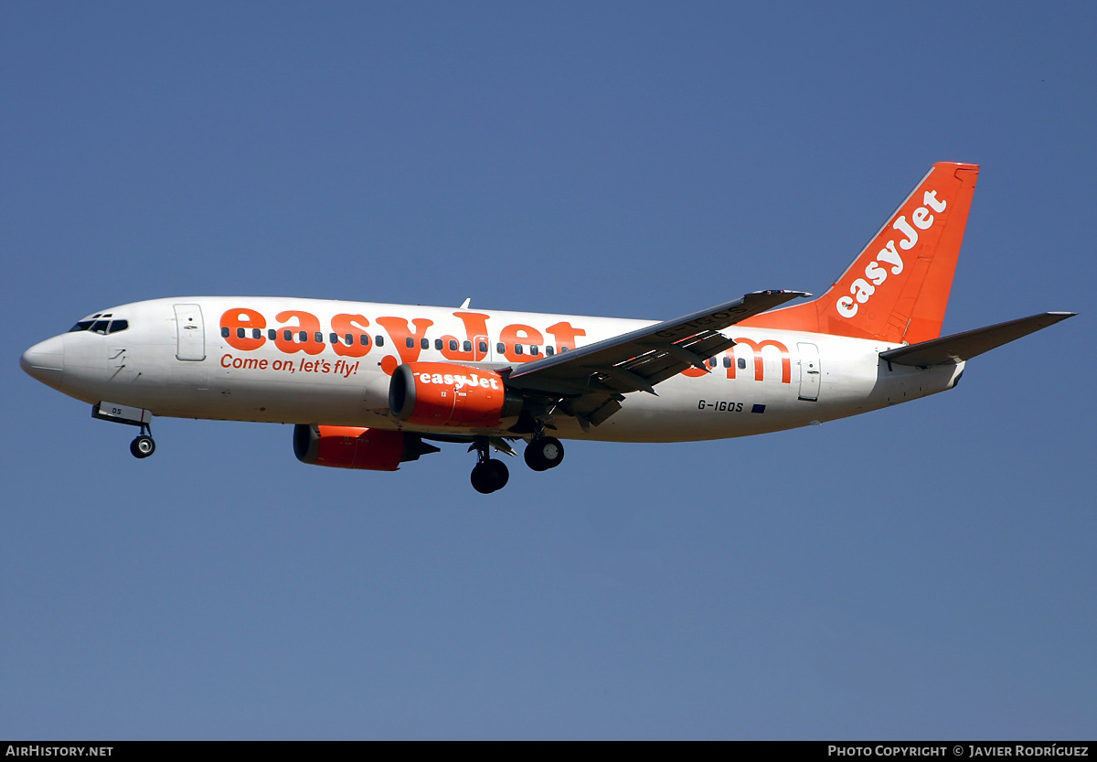 Aircraft Photo of G-IGOS | Boeing 737-3L9 | EasyJet | AirHistory.net #699412