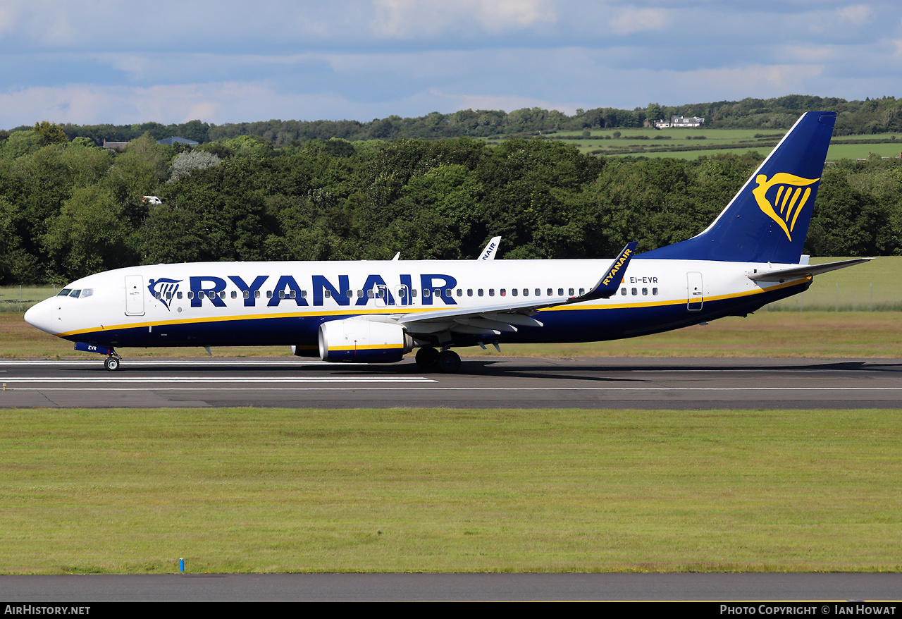 Aircraft Photo of EI-EVR | Boeing 737-8AS | Ryanair | AirHistory.net #699417