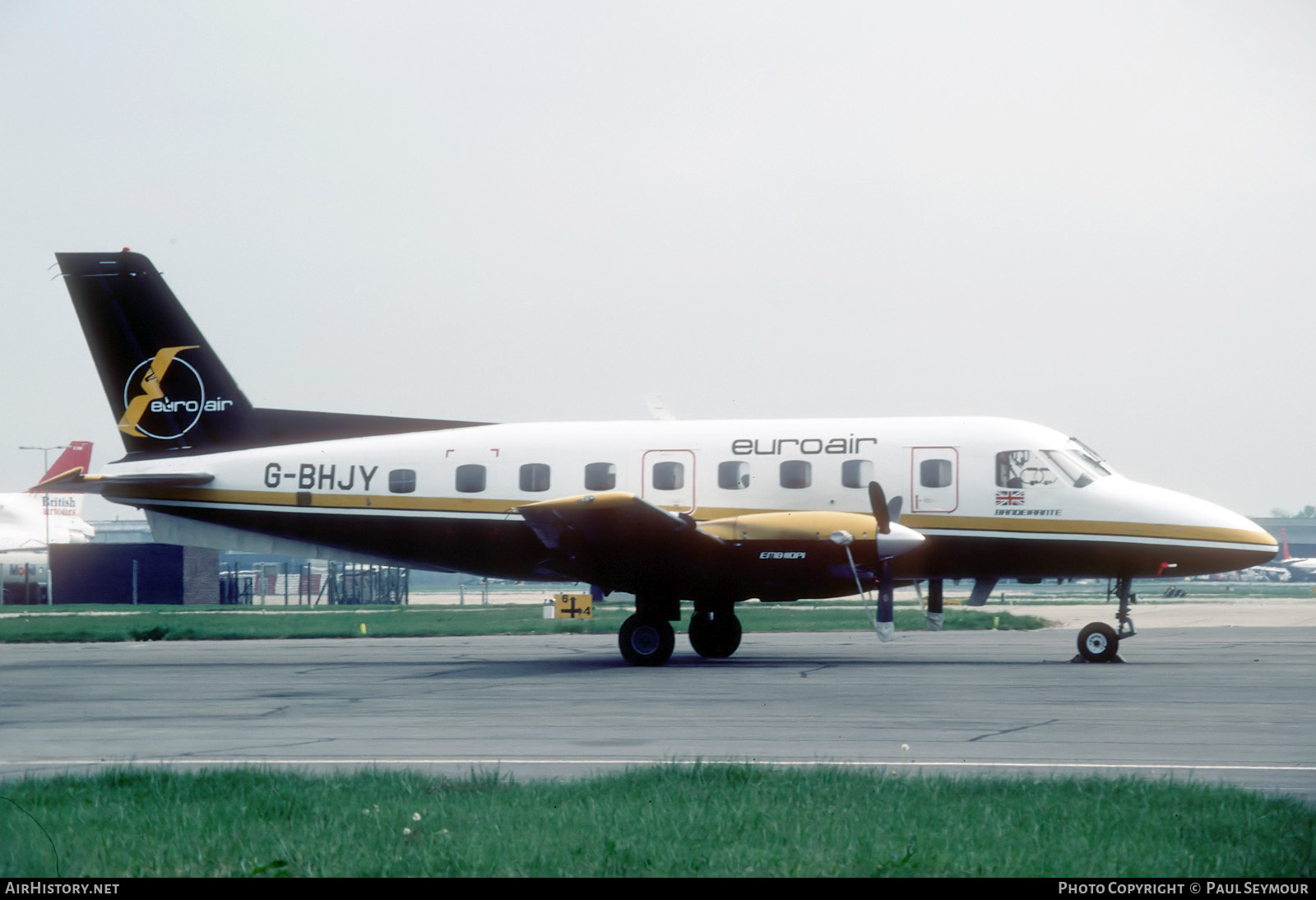 Aircraft Photo of G-BHJY | Embraer EMB-110P1 Bandeirante | Euroair | AirHistory.net #699436