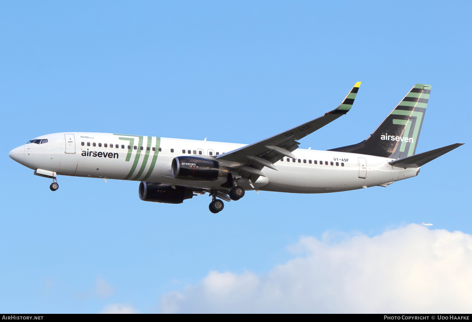 Aircraft Photo of OY-ASF | Boeing 737-8GJ | Airseven | AirHistory.net #699438