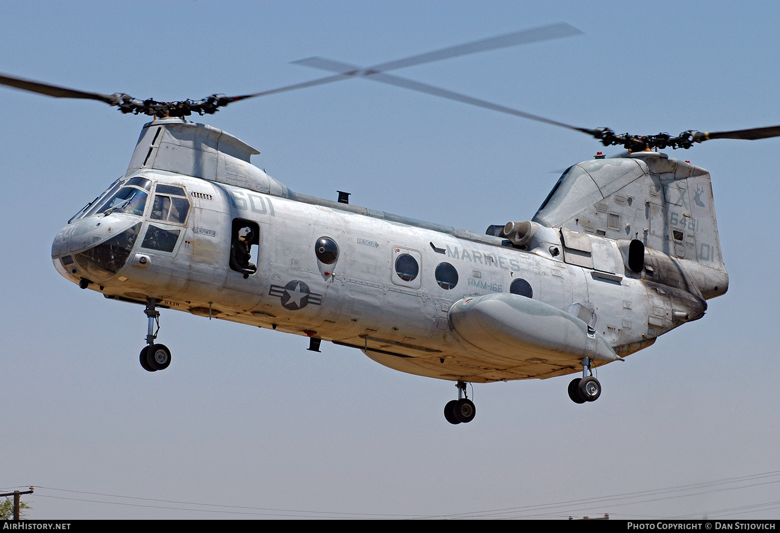 Aircraft Photo of 156421 / 6421 | Boeing Vertol CH-46E Sea Knight | USA - Marines | AirHistory.net #699461