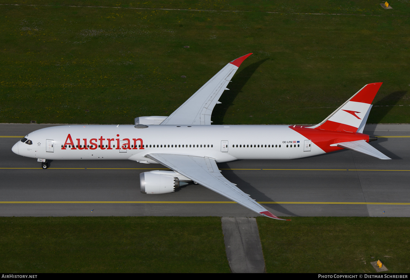 Aircraft Photo of OE-LPM | Boeing 787-9 Dreamliner | Austrian Airlines | AirHistory.net #699480