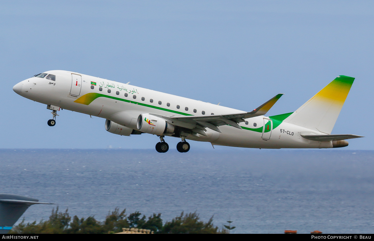 Aircraft Photo of 5T-CLO | Embraer 175LR (ERJ-170-200LR) | Mauritania Airlines | AirHistory.net #699507