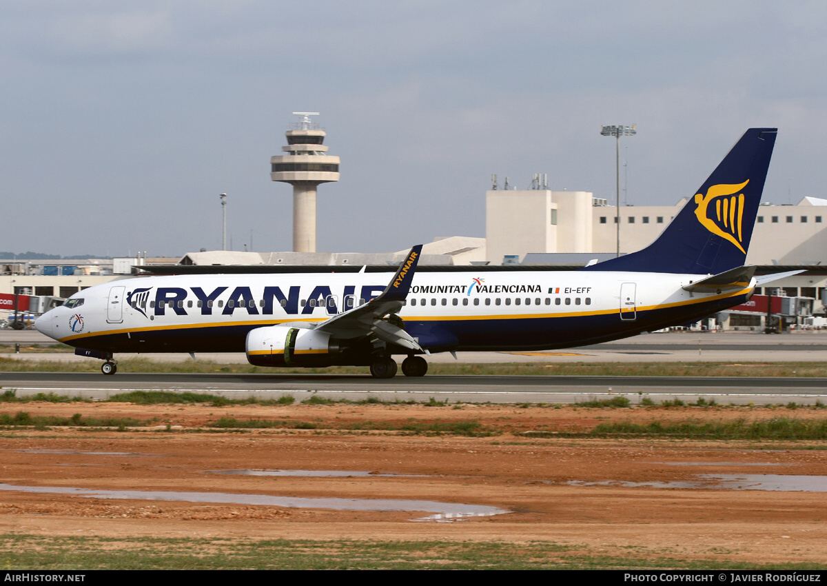Aircraft Photo of EI-EFF | Boeing 737-8AS | Ryanair | AirHistory.net #699543