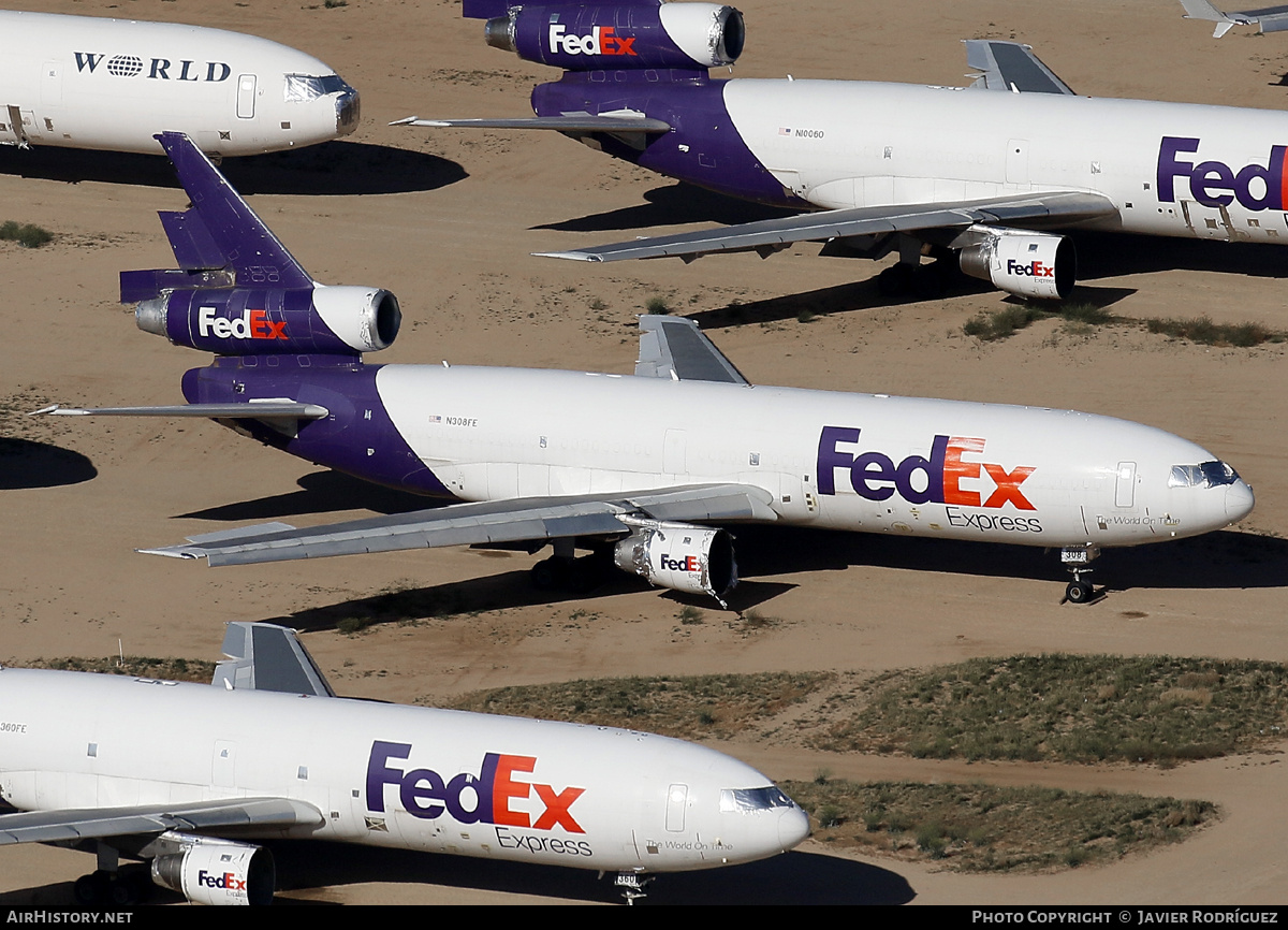 Aircraft Photo of N308FE | Boeing MD-10-30F | FedEx Express - Federal Express | AirHistory.net #699550